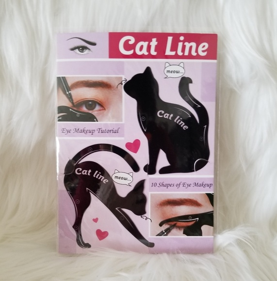 NWT! Cat Line Eyeliner Stencil, 10 Shapes - Picture 1 of 5